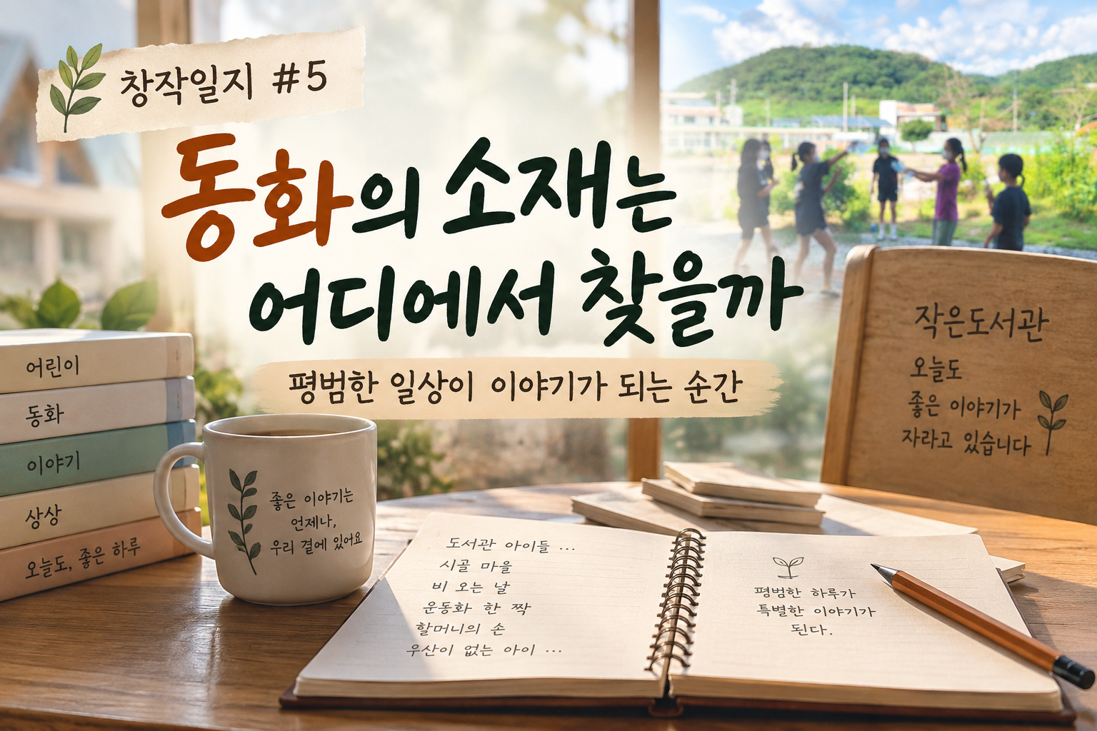 동화의 소재는 어디에서 찾을까 평범한 일상이 이야기가 되는 순간