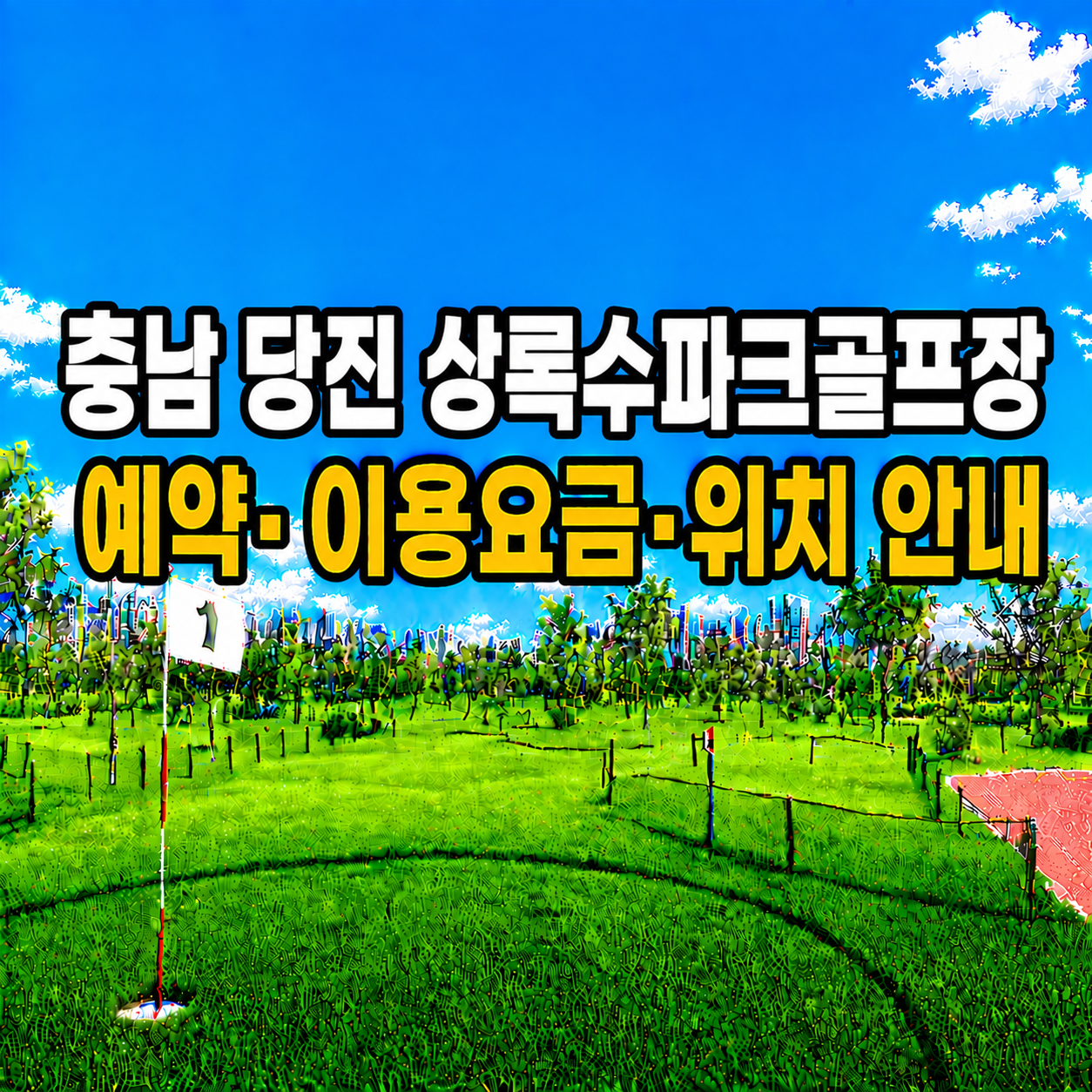 당진 상록수파크골프장 이용 가이드 ❘ 예약방법&middot;이용요금&middot;운영시간 완벽 정리