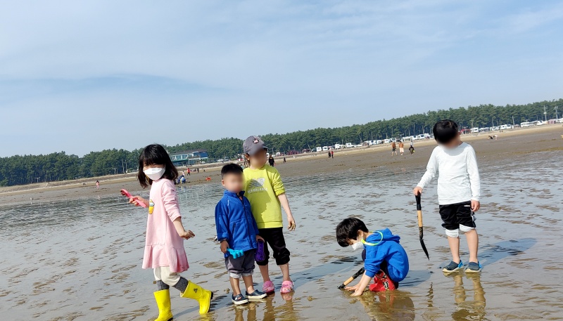 간조시간 조개캐러온 아이들