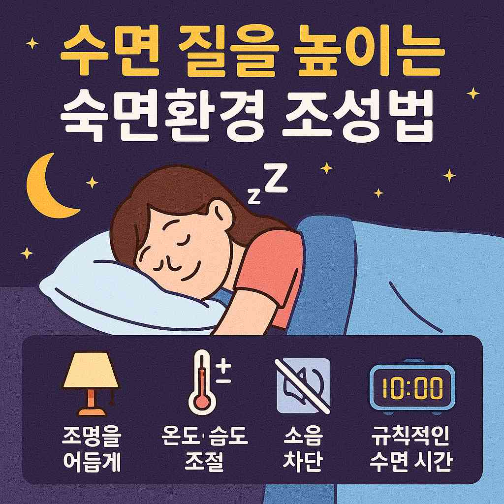 수면-질을-높이는-숙면환경