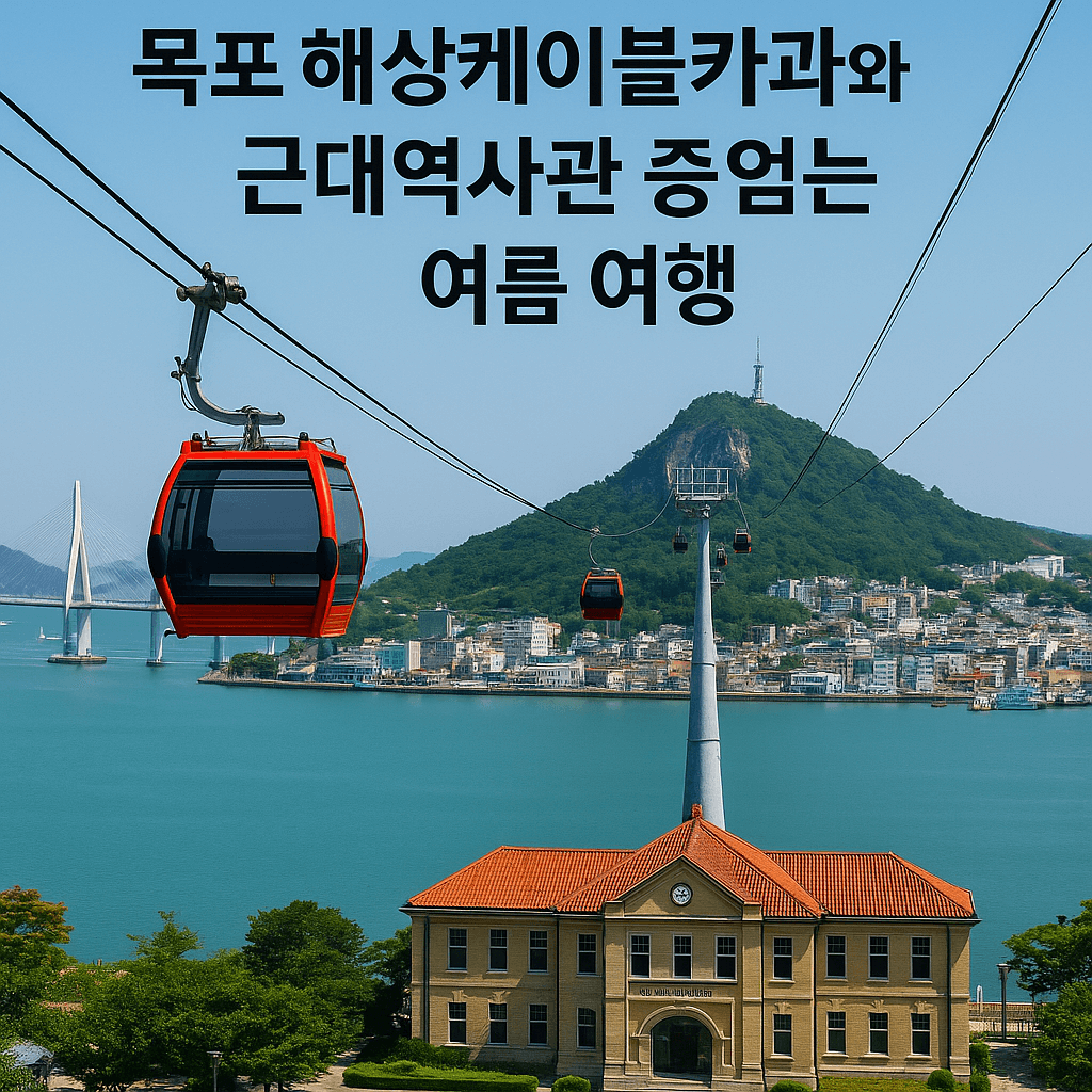 8월 목포 해상케이블카와 근대역사관을 함께 즐기는 여름 여행