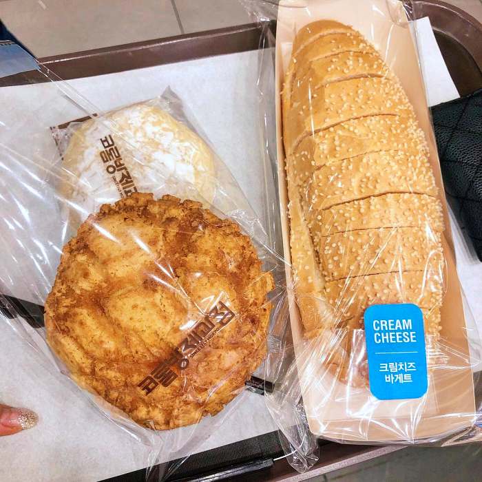 6시내고향 목포 새우바게트 마늘 크림치즈 바게트빵 맛집