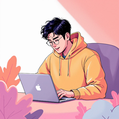 전기요금 복지 혜택을 검색하는 남성