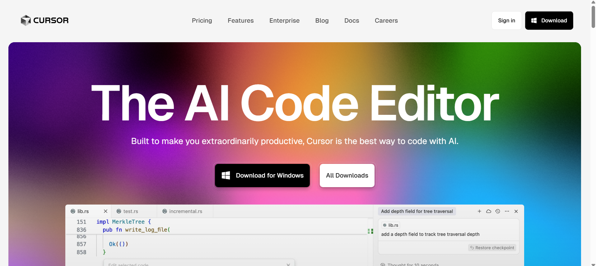 방법 2. Cursor - AI 전용 프로그래밍 환경