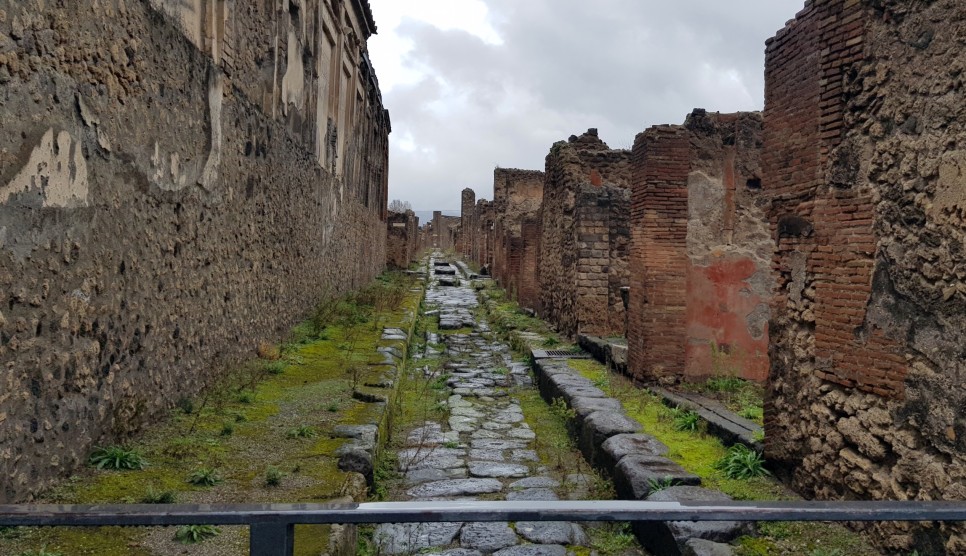 폼페이유적지 작은 길