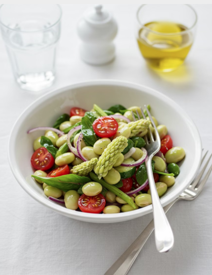 루피니빈 콩 요리 사진.