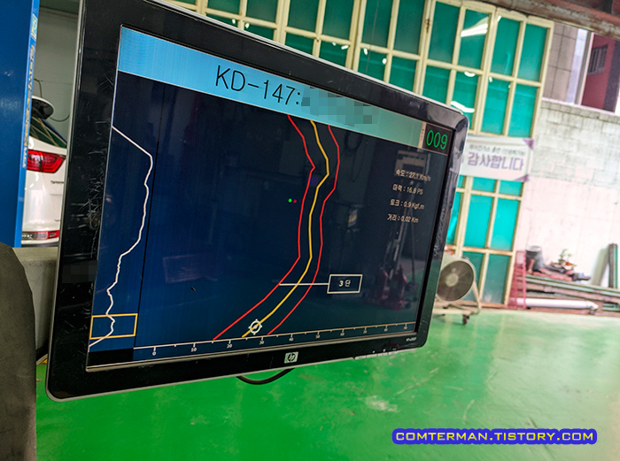 KD147 검사 모니터 화면