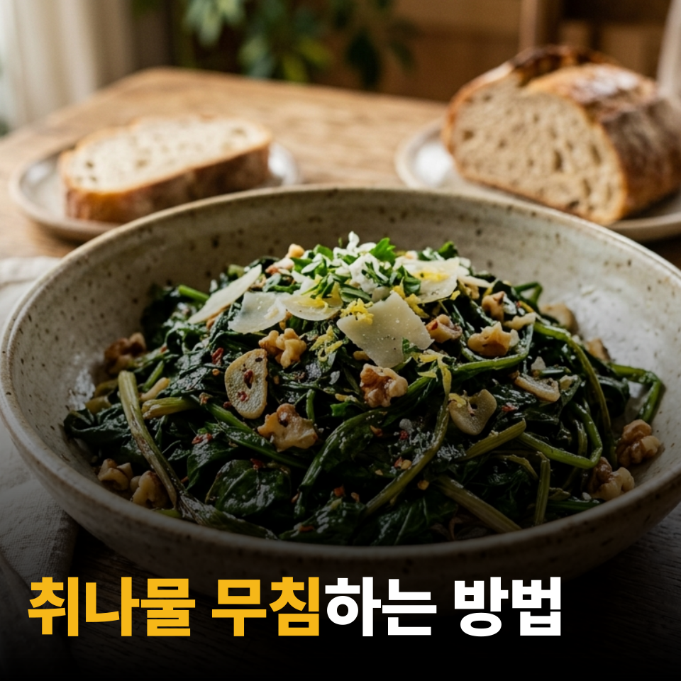 취나물 무침하는 방법