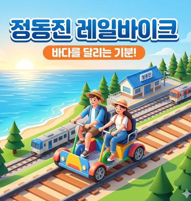 정동진 레일바이크 할인 예약방법 총정리