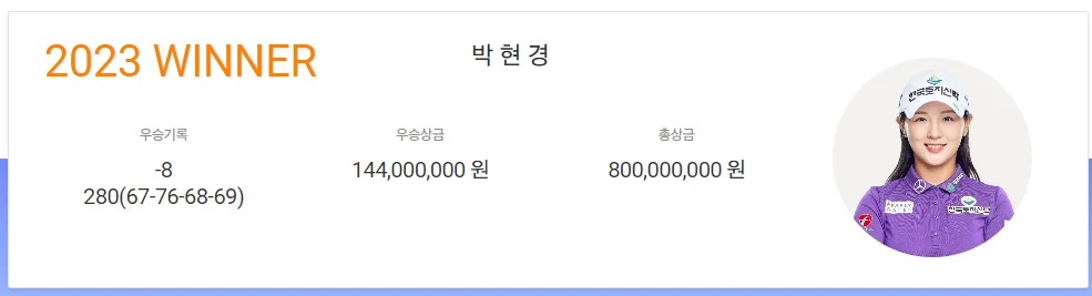 2024 서울경제 레이디스 클래식