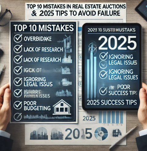 부동산 경매 실수 BEST 10, 2025년 실패하지 않는 팁