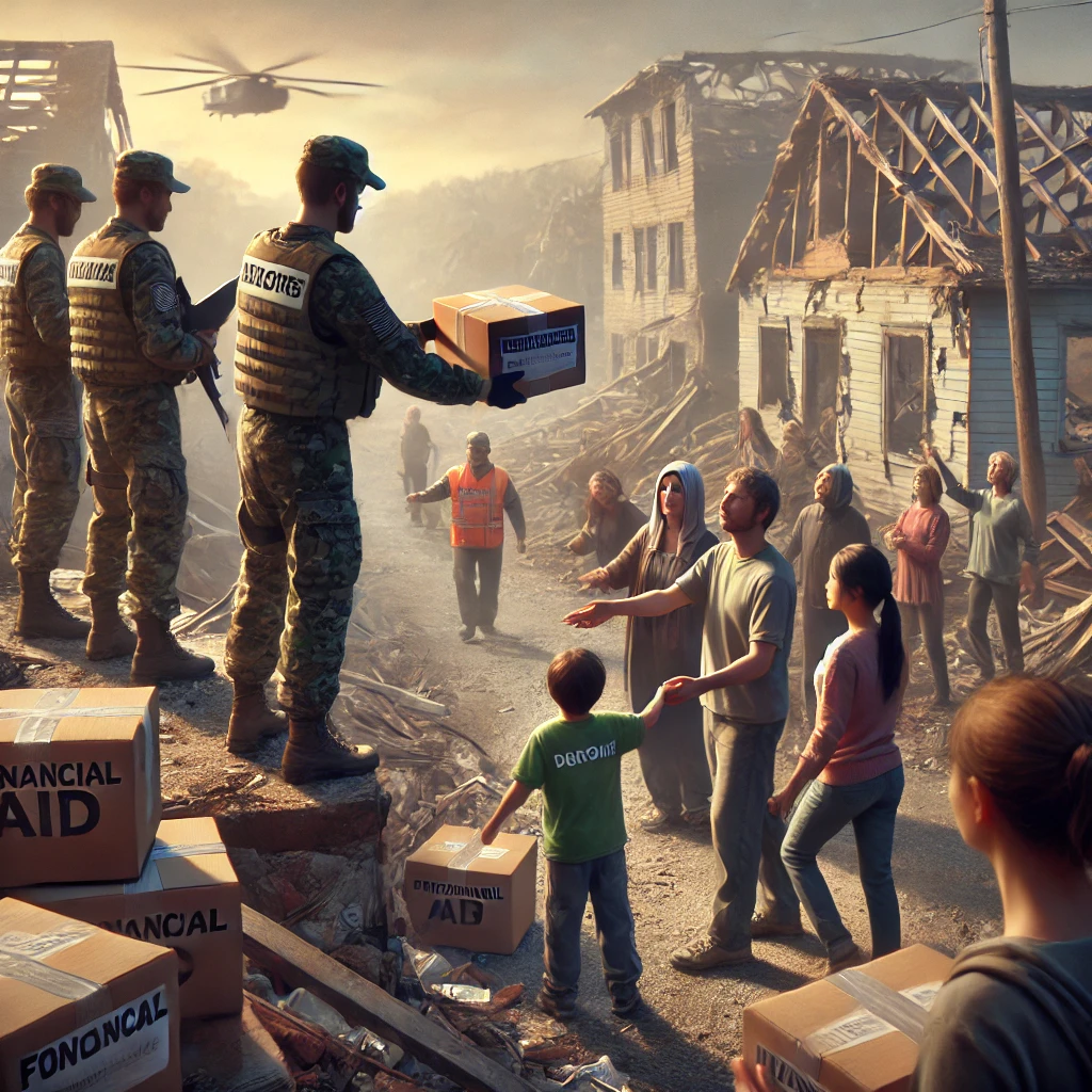 재난 지원금 관련 사진