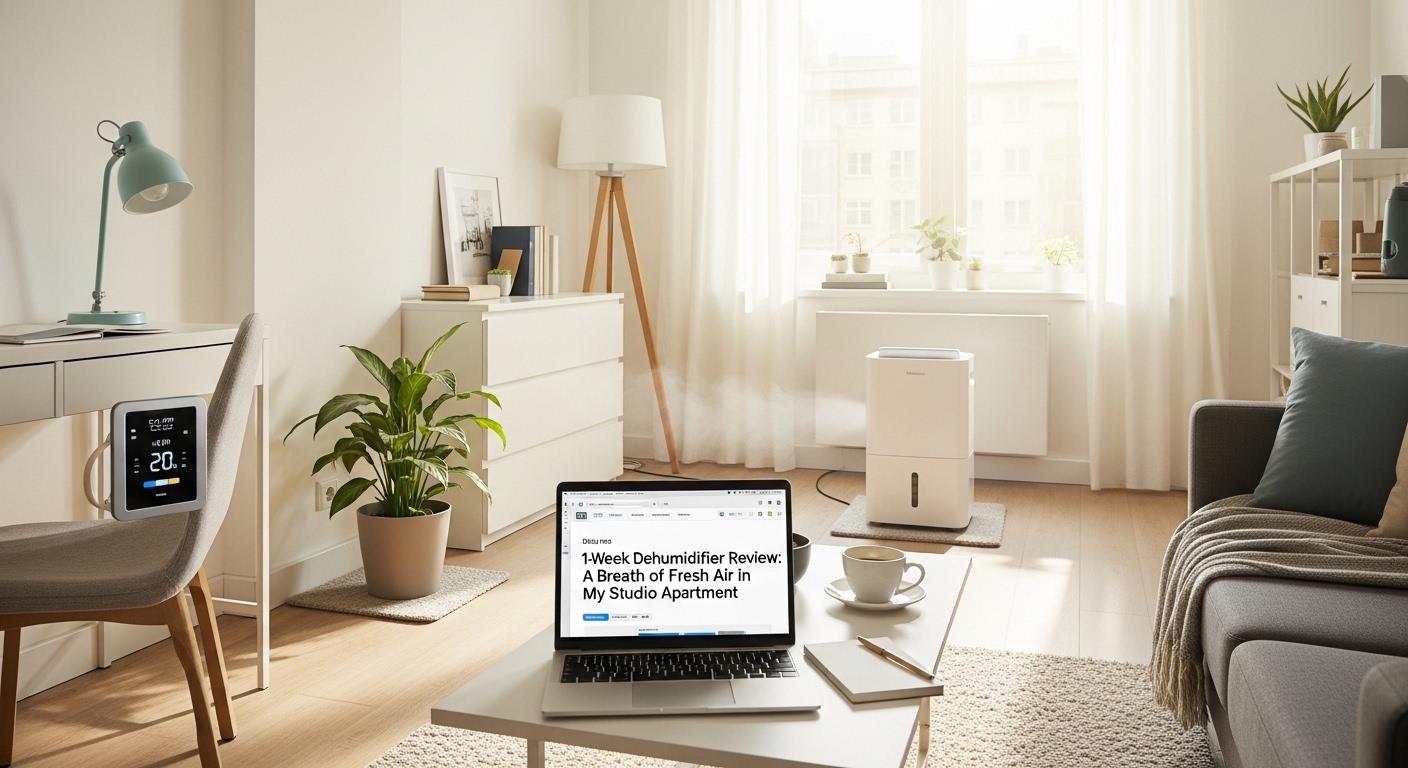 건조함 원룸 제습기 1주 사용 후기