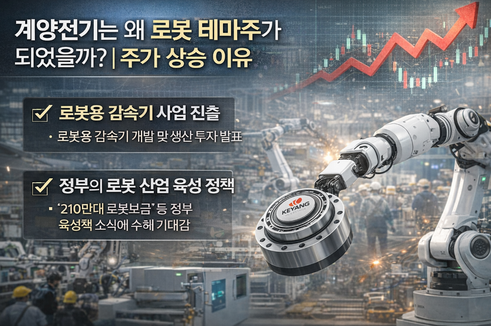 계양전기 로봇 테마주 급등, 숨겨진 이유 3가지