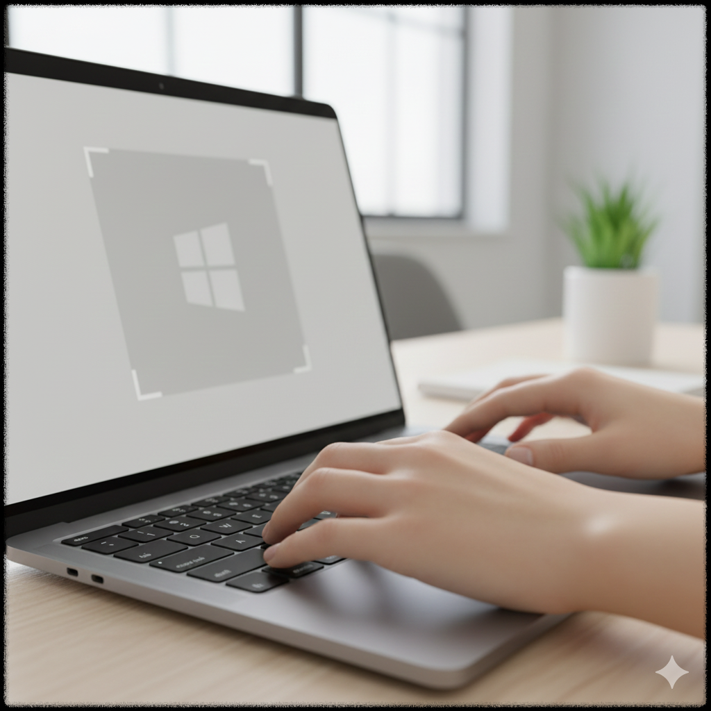 캡처 단축키 사용 모습