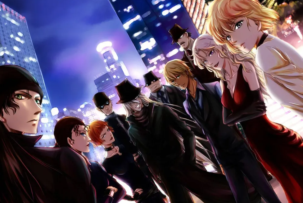 검은 조직의 조직원들 단체사진