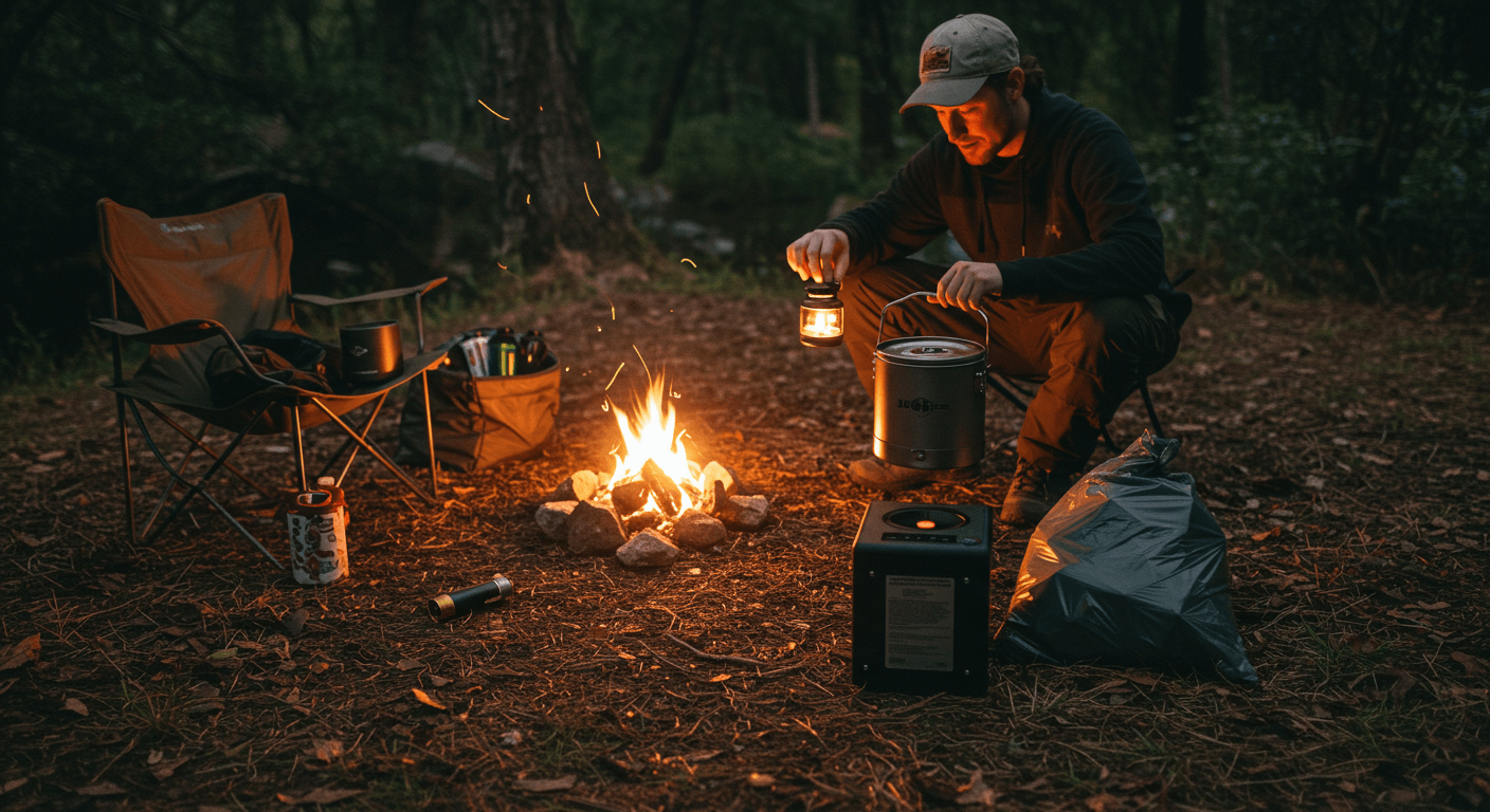 노파워 캠핑 마무리 루틴 & 철수 정리 팁