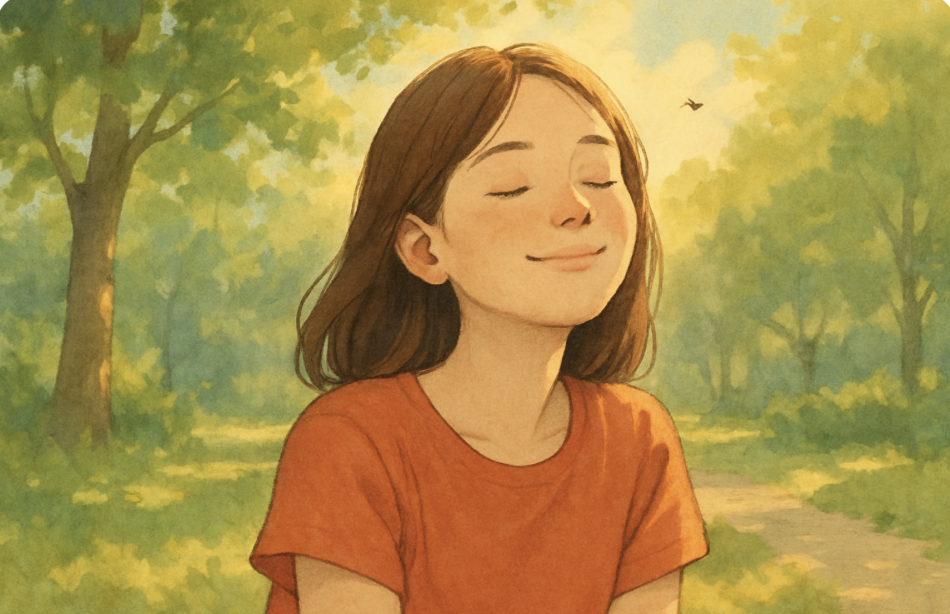 행복은 나자신을 돌보고 위로하는 일