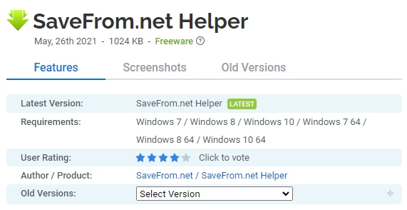 SaveFrom.net-Helper