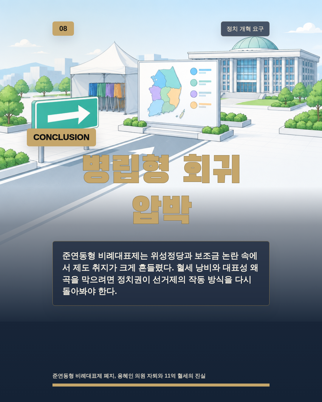 병립형 회귀 압박