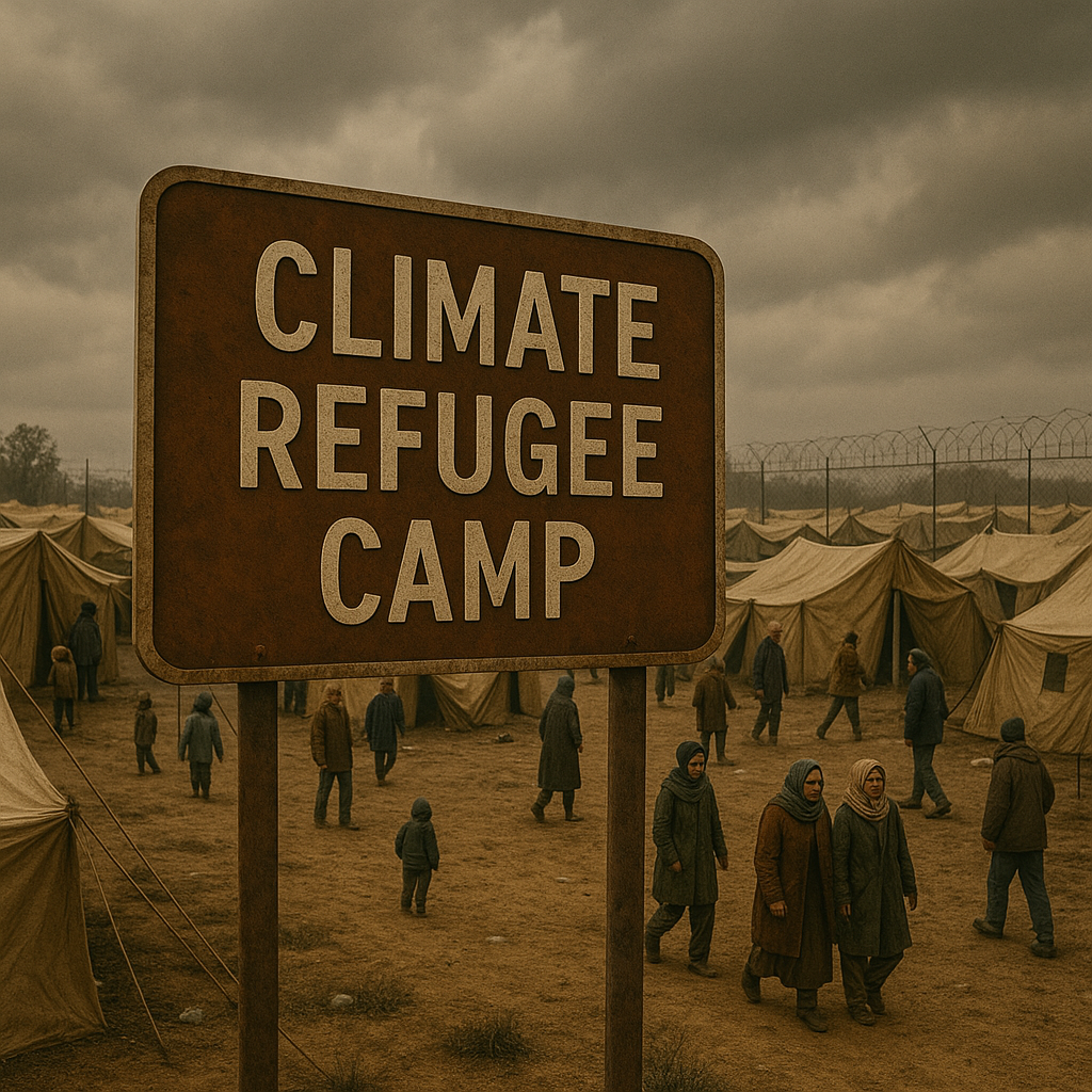 기후 난민 이미지
