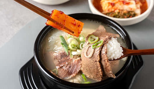 생활의달인 해주식 덤벙 김치 김치말이국수