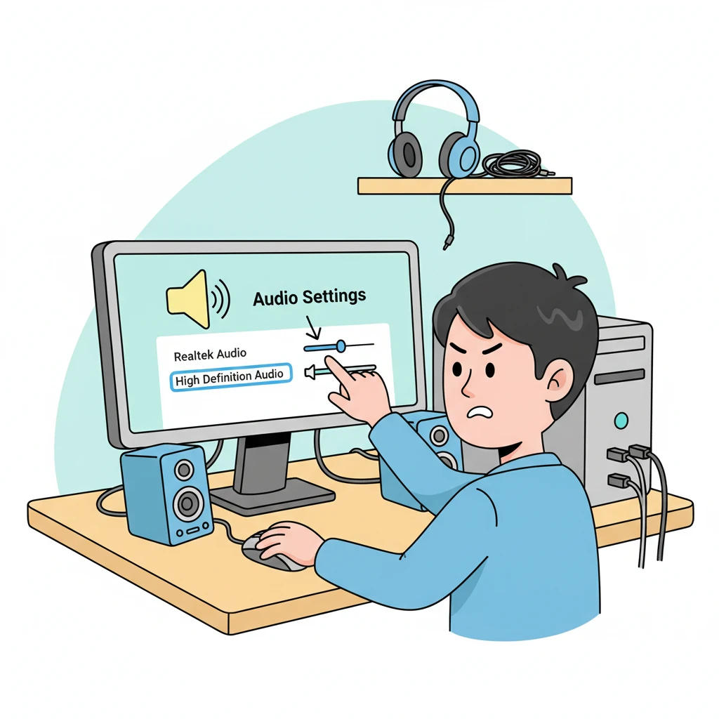 컴퓨터 사운드 장치 인식 안 될 때 ..