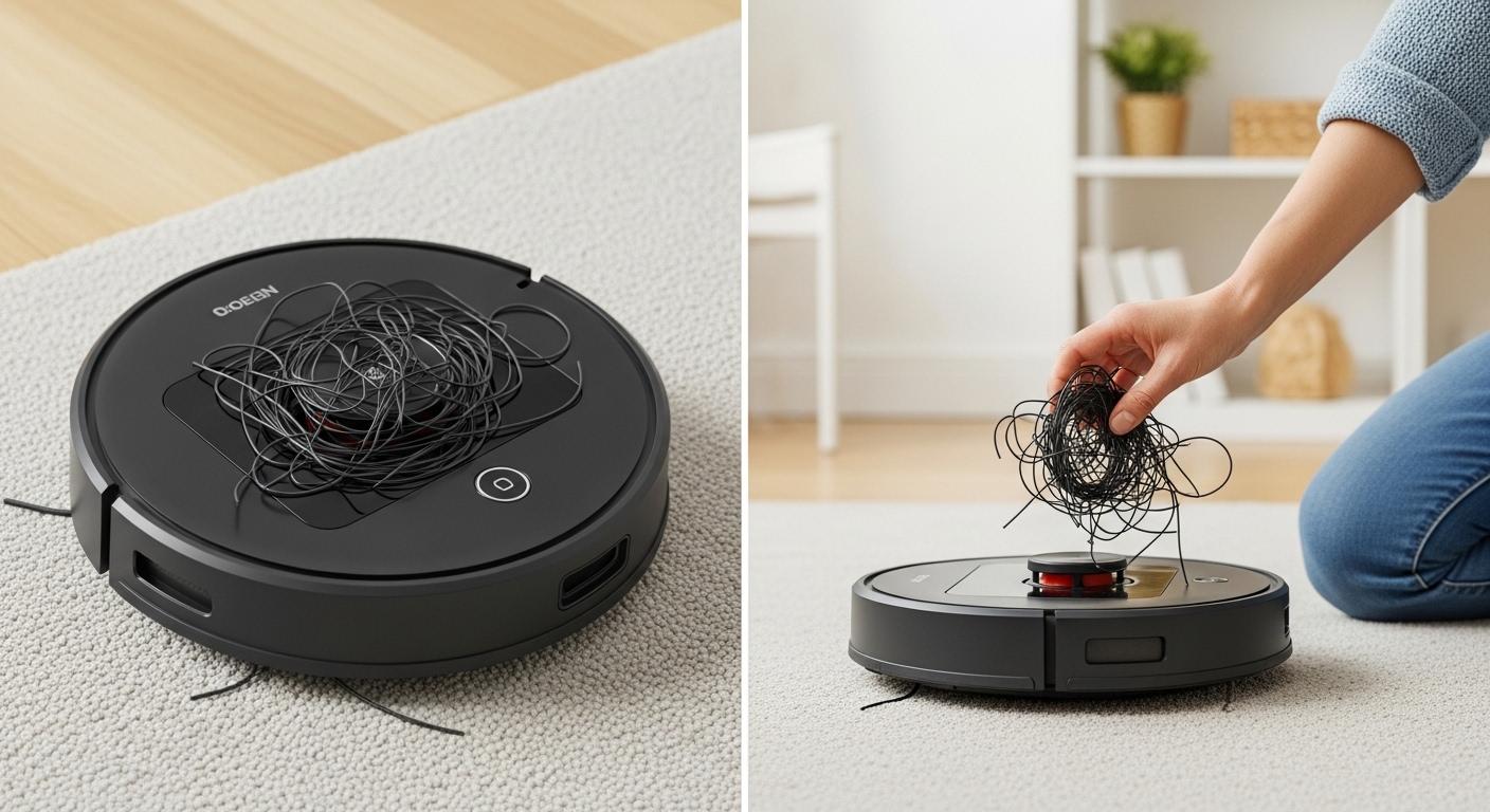 털 엉킴 로봇청소기