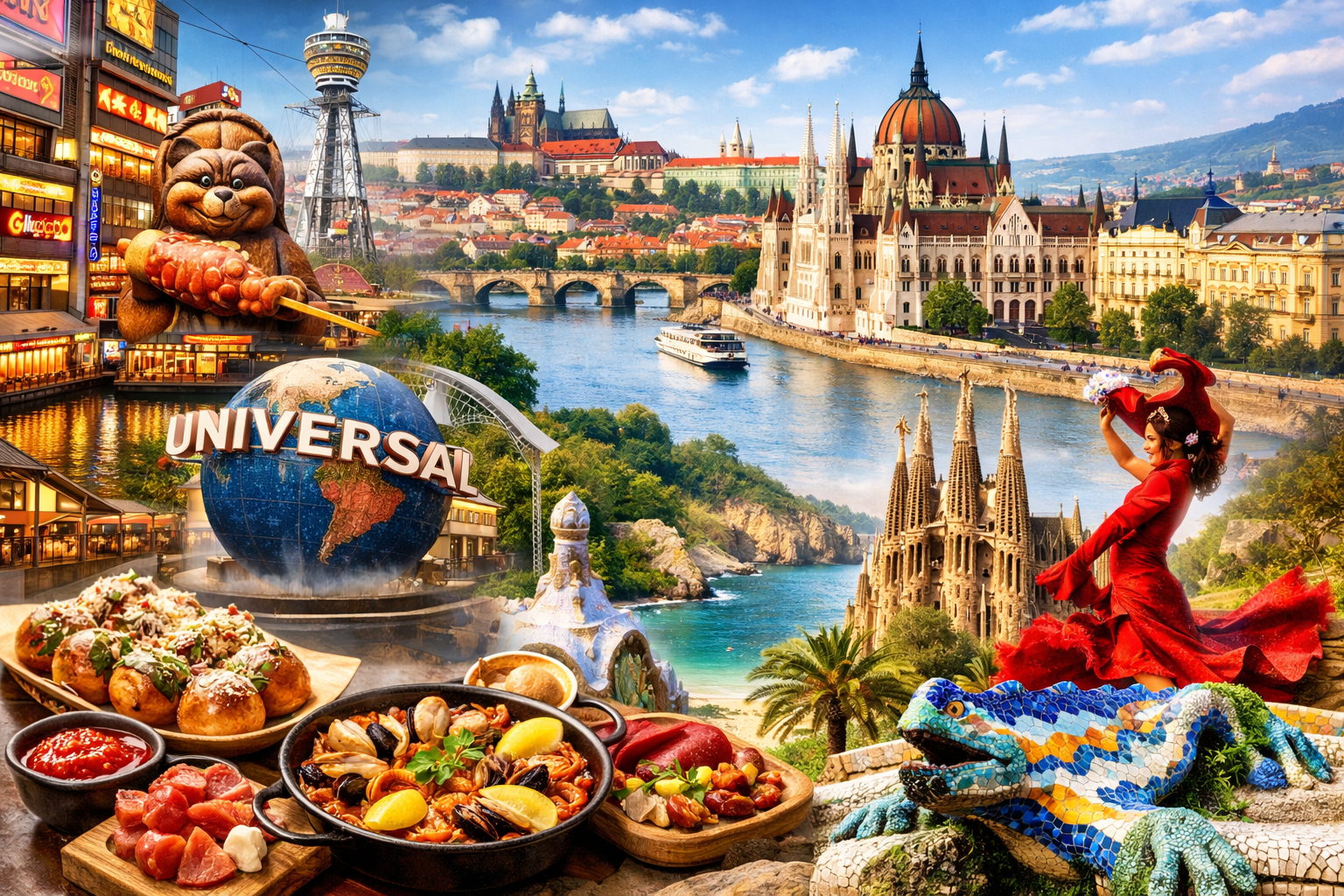 내일투어 금까기 특가 여행 : 일본 오사카, 동유럽, 스페인 여행의 매력 관련 사진