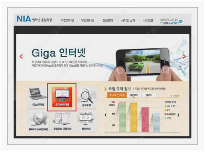 인터넷 속도체크