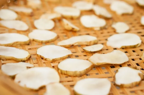 돼지감자 말리기