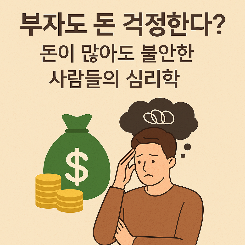 부자도 돈 걱정한다? 돈이 많아도 불안한 사람들의 심리학