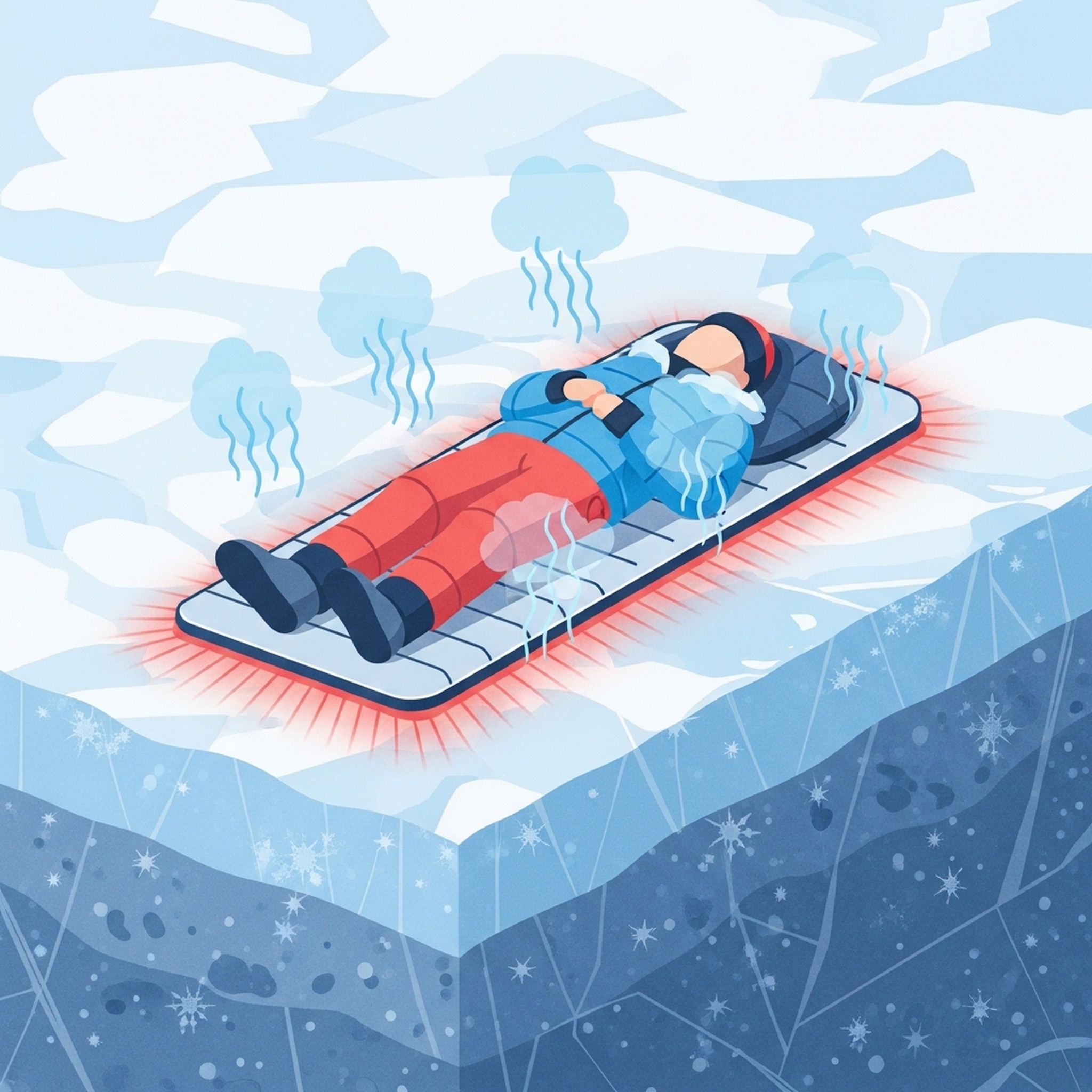 지면 냉기 전달