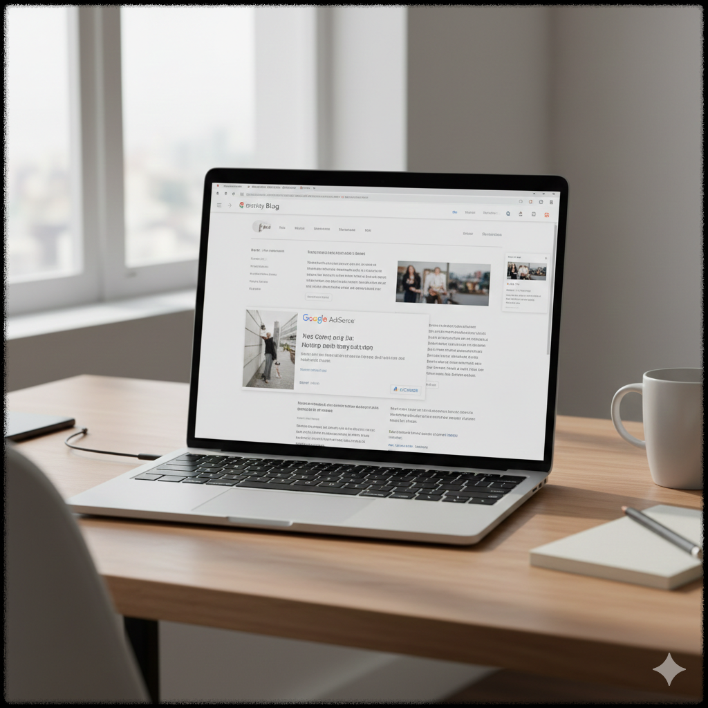 검색형 제목이 애드센스 수익 구조로 연결된 블로그 모습