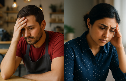 창업 초기와 업종 전환 단계에 있는 영업자들의 패턴에 따른 실수들