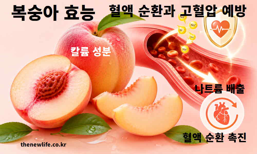 복숭아-효능-혈액-순환-고혈압-예방
