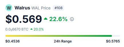 월러스 Walrus 코인 시세