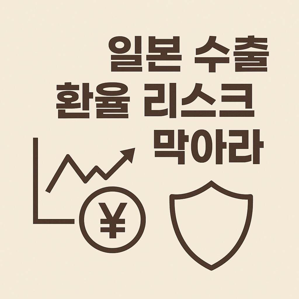 일본 수출 환율 리스크 관리 방법