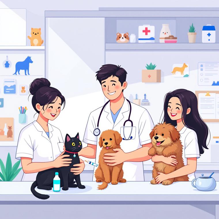 강아지 고양이 동물병원