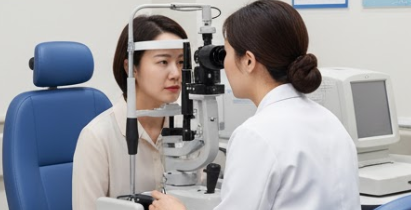 안과 검진 사람