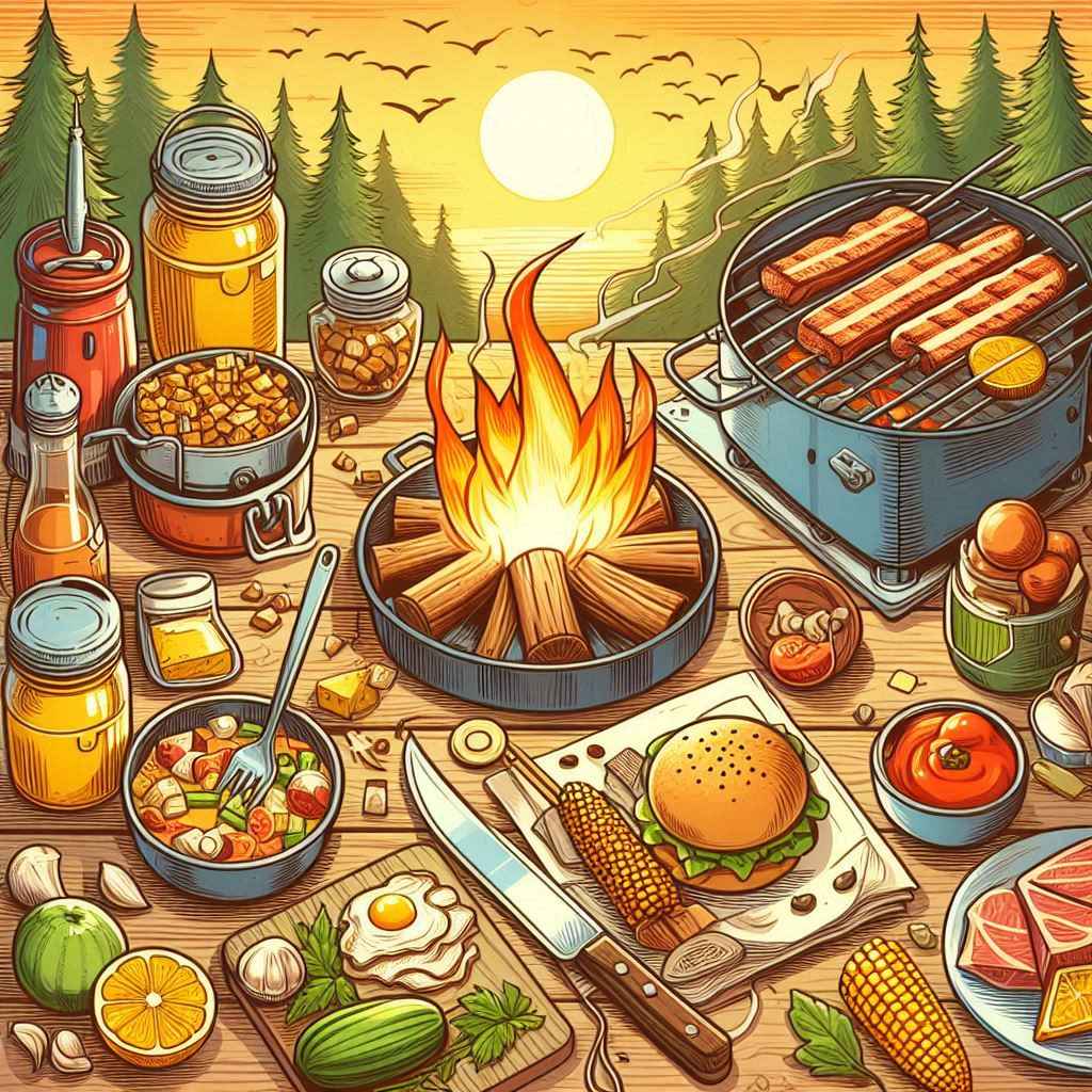 캠핑 요리