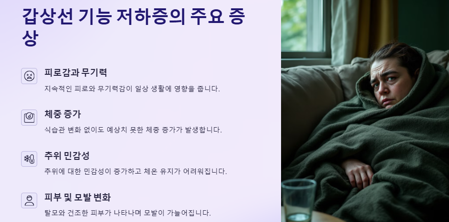 갑상선 기능 저하증: 증상, 원인, 자가진단, 치료법(좋은음식)