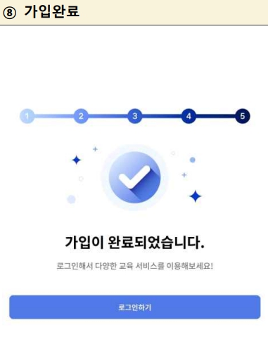 교육디지털패스 회원가입-8단계