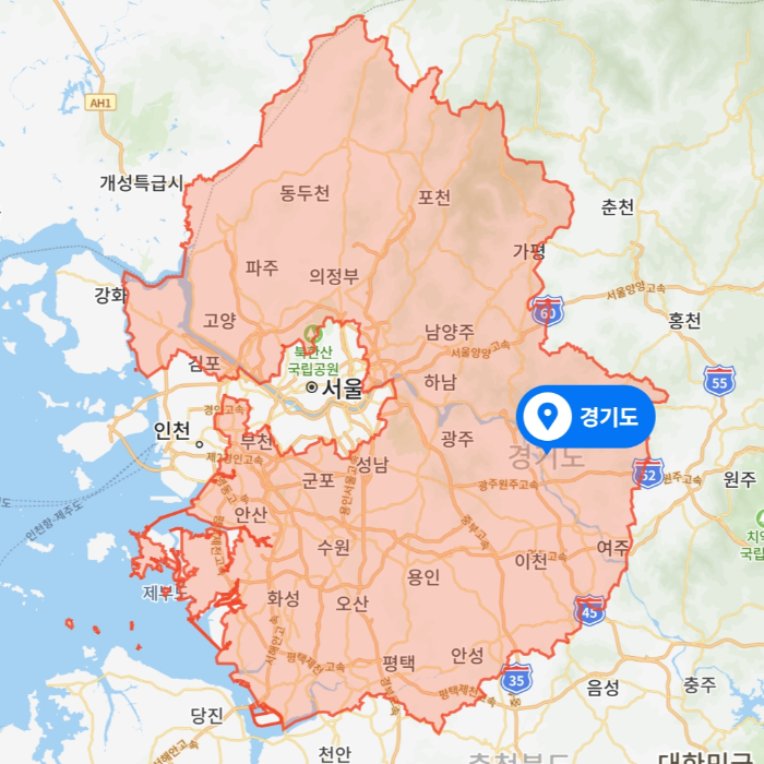 경기도 여성 청소년 생리대 지원사업지역