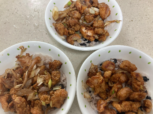 남은 호치킨 메가순살로 만든 초간단 치킨마요 덮밥 레시피(내돈내산)