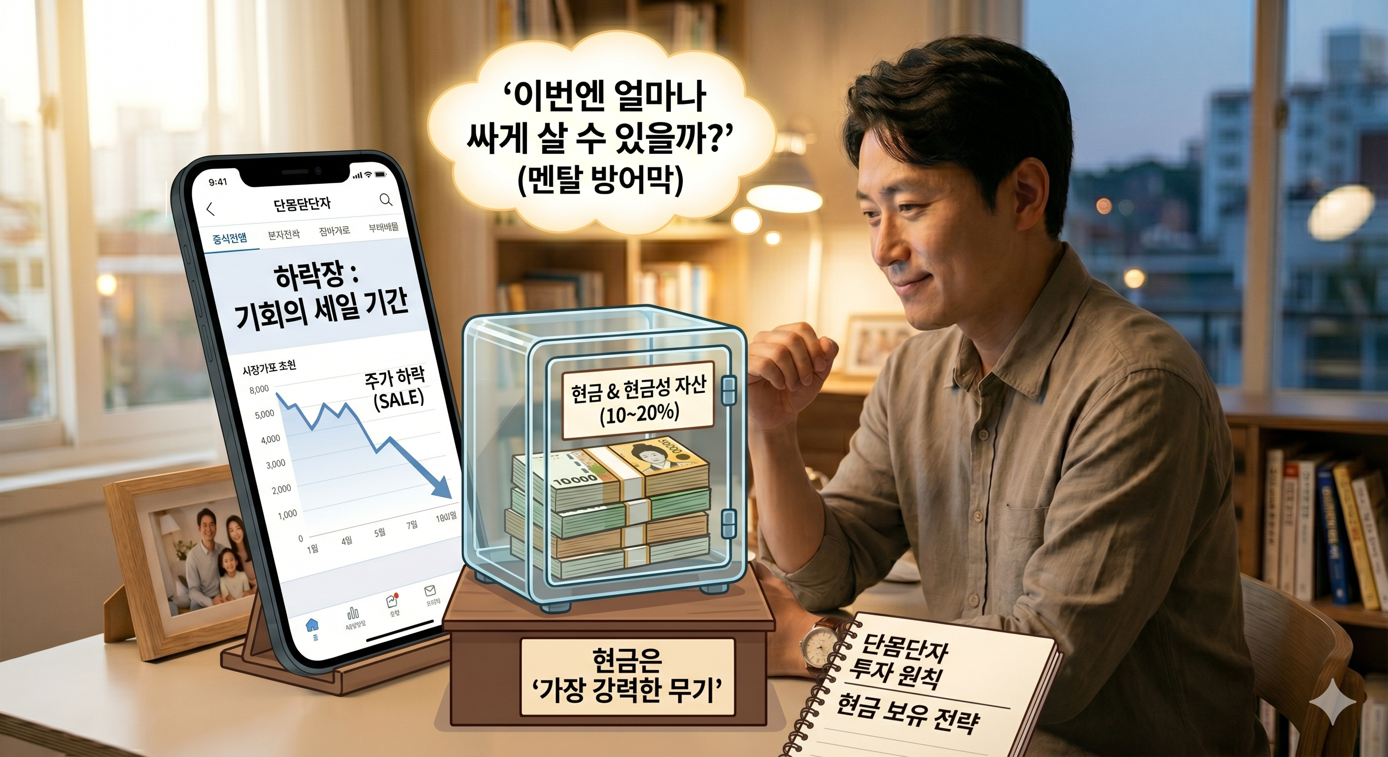 현금은 '투자자의 가장 강력한 무기'입니다