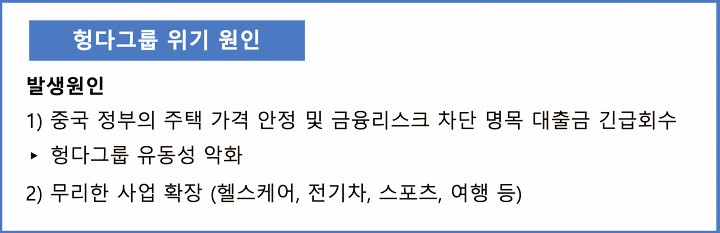 헝다그룹-위기원인