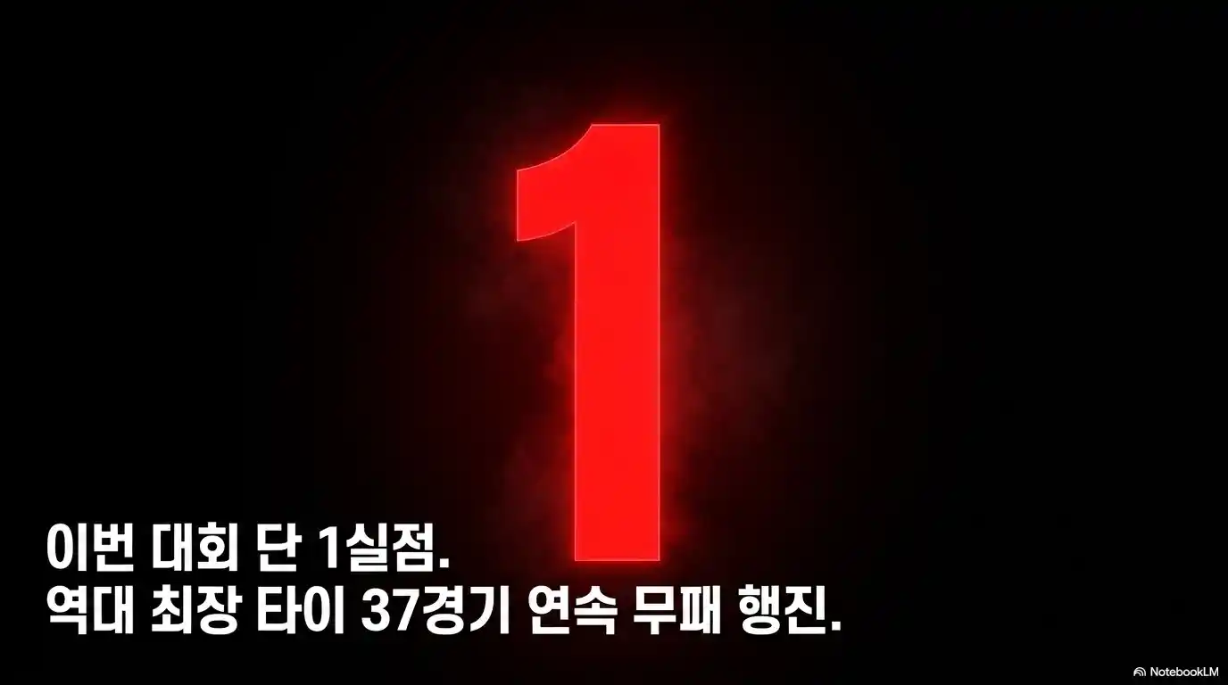 스페인의 이번 대회 단 1실점과 37경기 연속 무패 기록