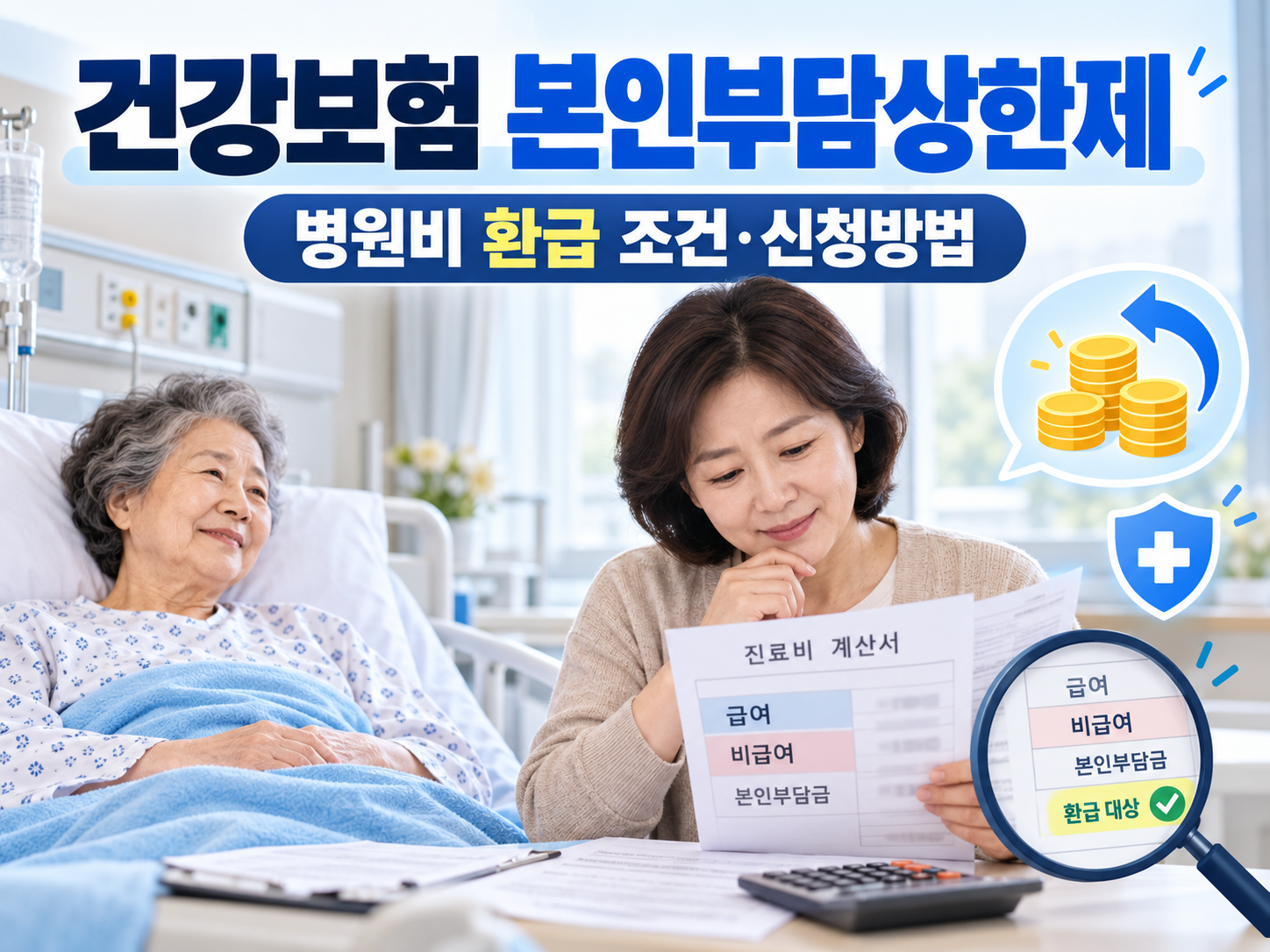 2026년 건강보험 본인부담상한제 환급 조건과 신청방법 안내