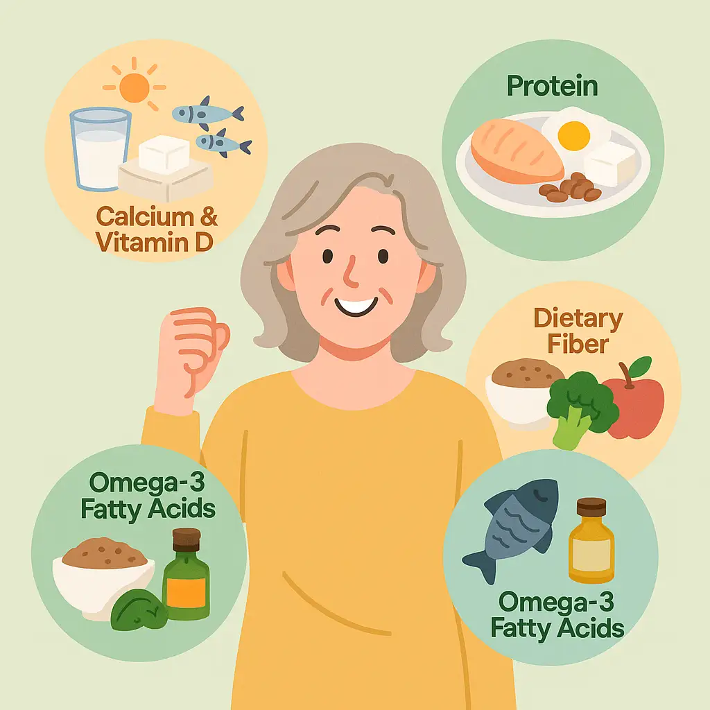 갱년기에 꼭 필요한 영양소